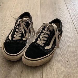 black old skool vans